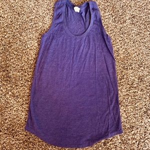 Purple Lightweight Tank Top